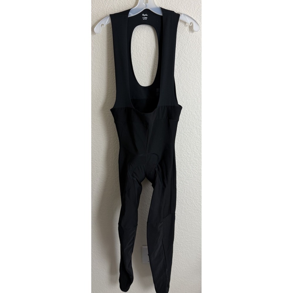 Rapha Cycling Suit Tights XL Solid Black Stretch Unisex Compression Biking